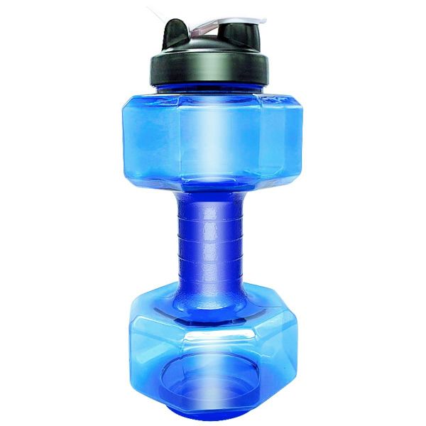 Multi-Functional Big Capacity Dumbbell Shape Water Bottle for Him/Her - 2.6 Litre