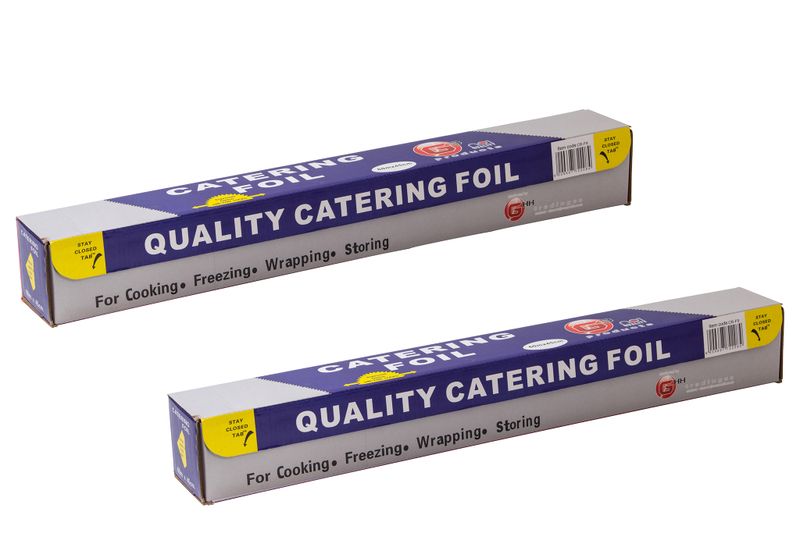 Catering Foil - (60m x 45cm) - 2pc Bundle