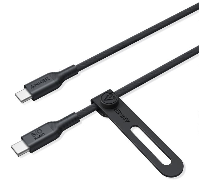 Anker A544 140W USB-C Ultra Fast Bio-Nylon Charge Cable 0.9m - Black