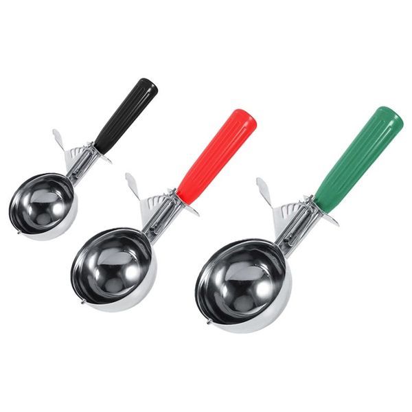 Ice Cream Spoon Stainless Steel Spring Handle Mash Potato Watermelon Ball M