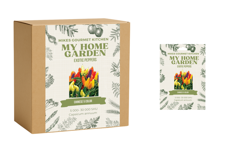 Chilli Grow Kit Complete - Chinese 5 Color + Seed pack