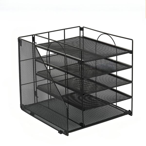 Desk Metal File Holder/Office Supplies Storage Shelf
