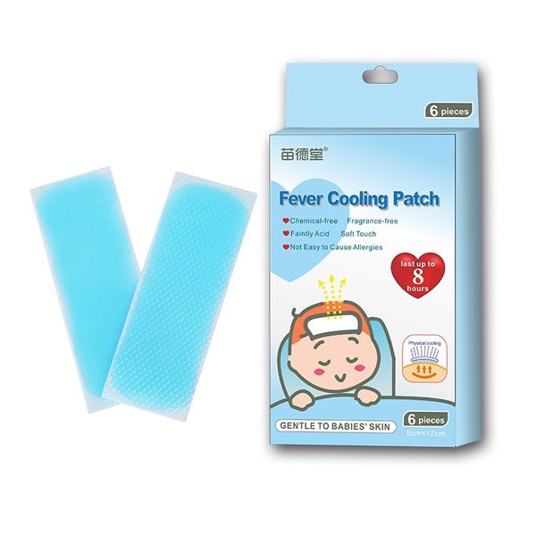 Fever Cooling Gel Patches - Pack of 6