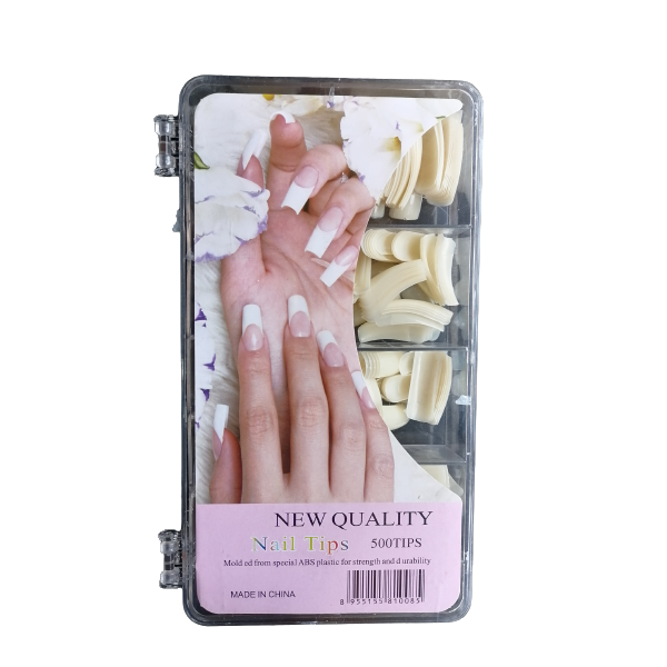 Nail Tips Extension (Natural Nail Colour) 500 Tips Shop Today. Get it Tomorrow!