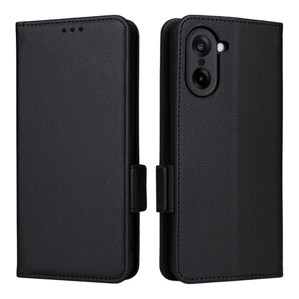 Lychee Patterned Leather Cover Compatible With OnePlus Nord CE4 Lite 5G