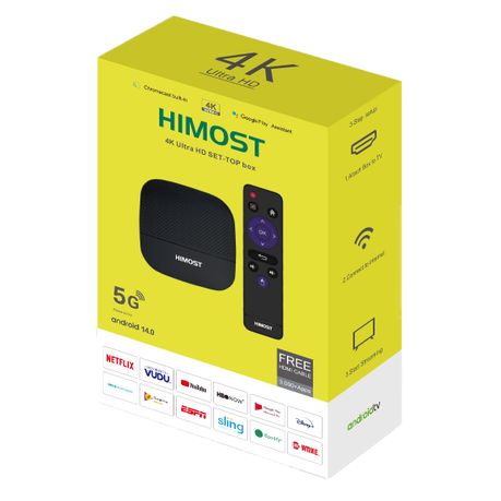 HiMost A1 4K 5G TV Box-Netflix,Youtube,Google Play Store SupportedProduct Image