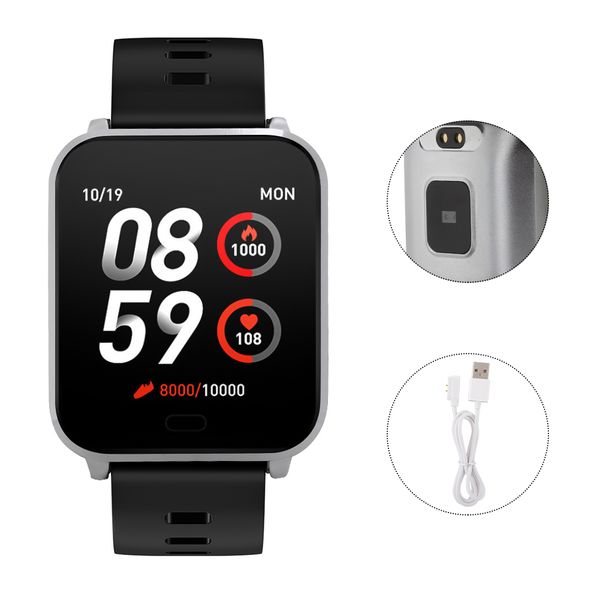 K10 Fitness Tracker: Silver/Gray