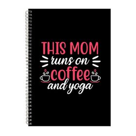 Coffee And Yoga Mom Notebook Yoga Gift Idea A4 Notepad 152 Shop Today