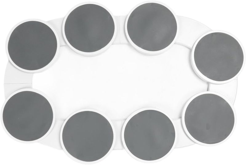 Synergy360 Lazy Susan 8 Plate Turntable Expandable for Dining Table