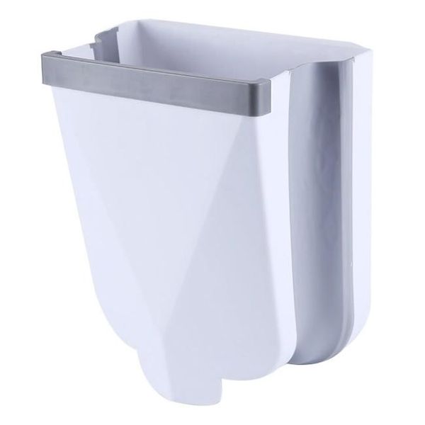 Hanging Foldable Trash Can - Grey