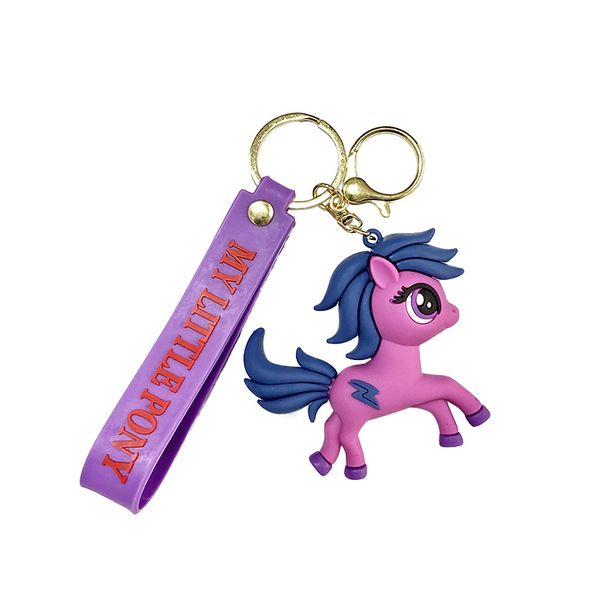 Cute Purple My Little Pony Keychain