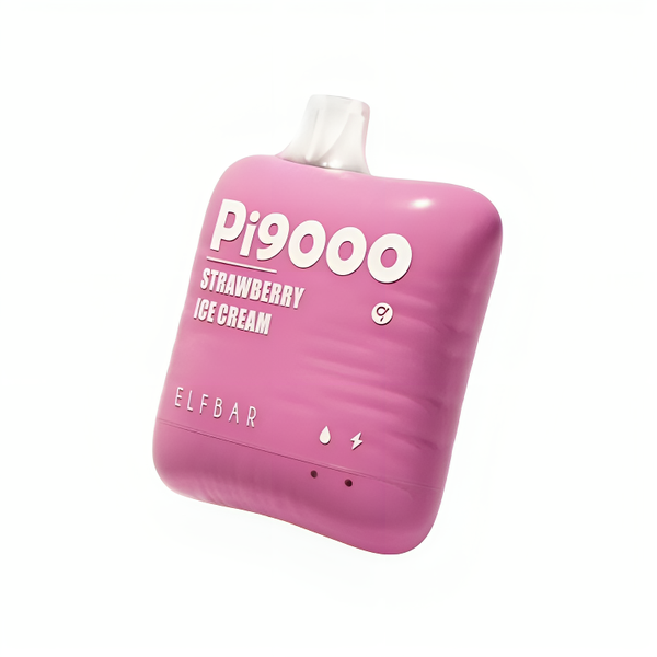 Elf Bar Pi9000 Puffs - Strawberry Ice-Cream