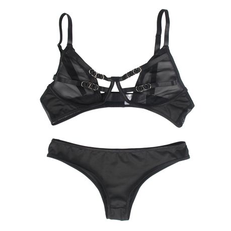 Women's Sexy Sheer Mesh Lingerie Set See Through Lace Bra and Panty Set, Shop Today. Get it Tomorrow!