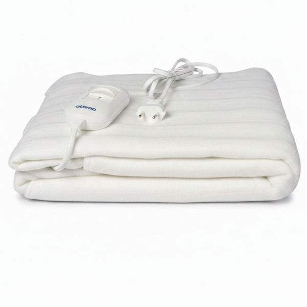 Ottimo Double Tie Down Electric Blanket 150 x 110cm 3 Heat Set 1 Controller