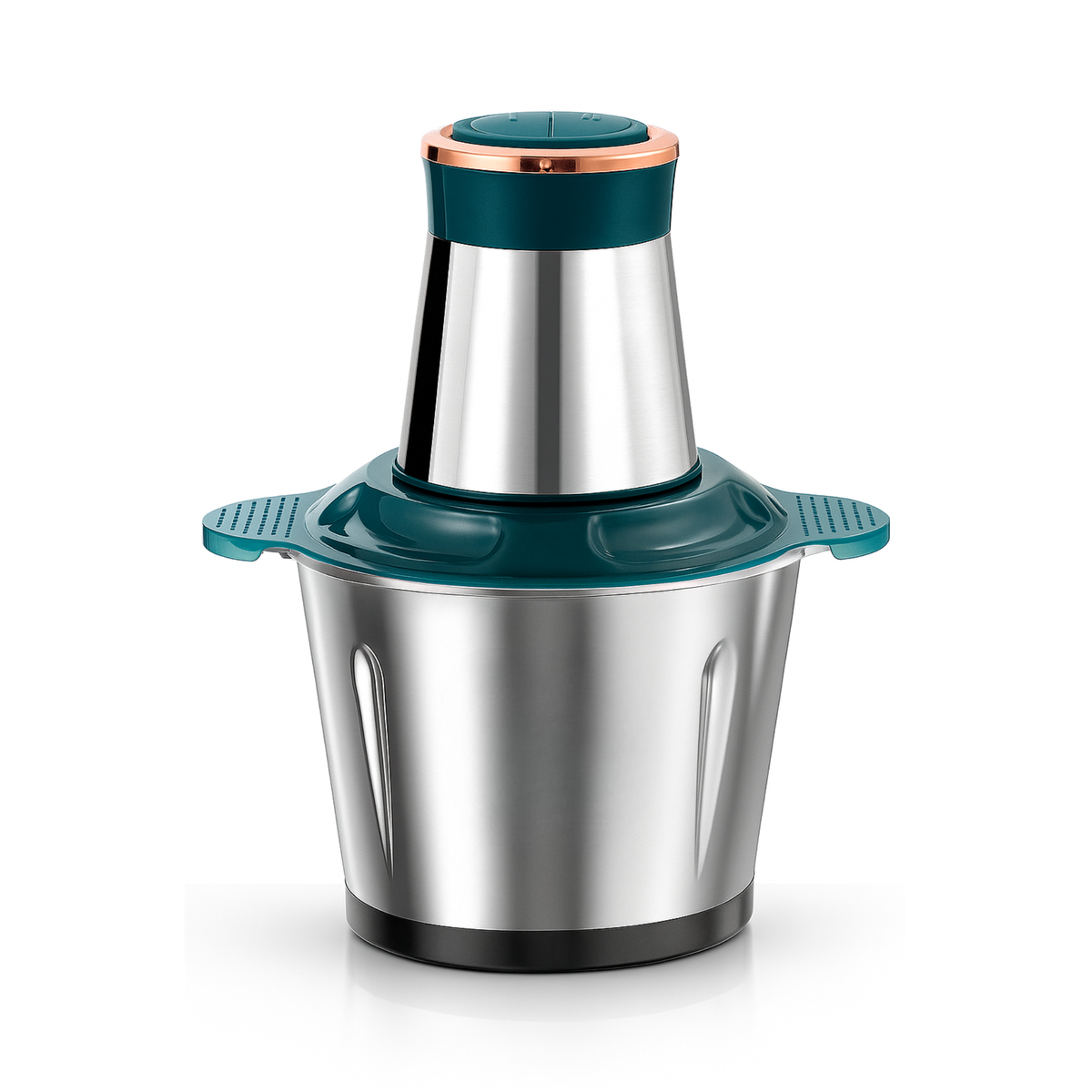 2L Food Processor - Stainless Steel & Glass, Grinder