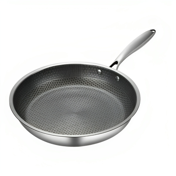 Silver Non-Stick Frying Pan