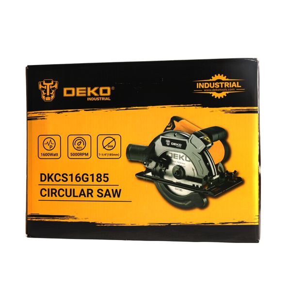 1600W Circular Saw 185mm DEKO Tools