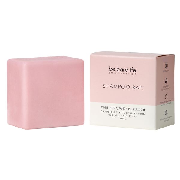 Be Bare The Crowd Pleaser Shampoo Bar 100g