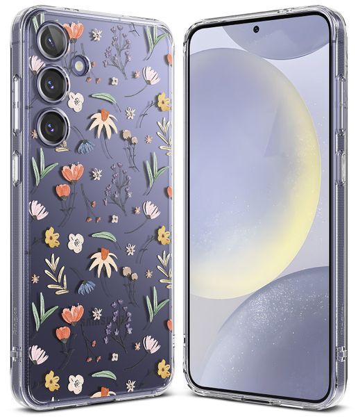 Fusion for Galaxy S24 Military-Grade Slim Protective Case - Dry Flowers