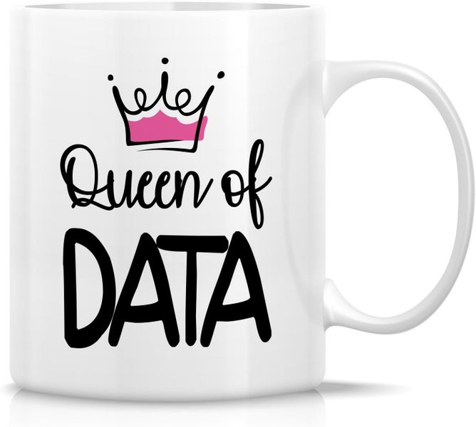 Queen Of Data Christmas Birthday Data Engineer For Her Gift Mug