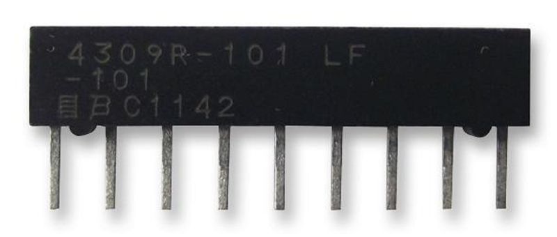 Bourns (4309R-101-472LF) Fixed Network Resistor, 4.7 kohm, Bussed