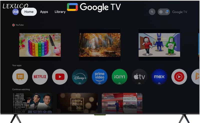Lexuco Smart Frameless 43'' Google TV (LLED-FHD-43G)