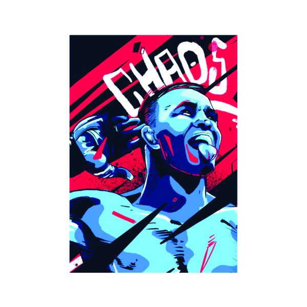 Colby ' Chaos' Covington Celebrating - A1 Poster