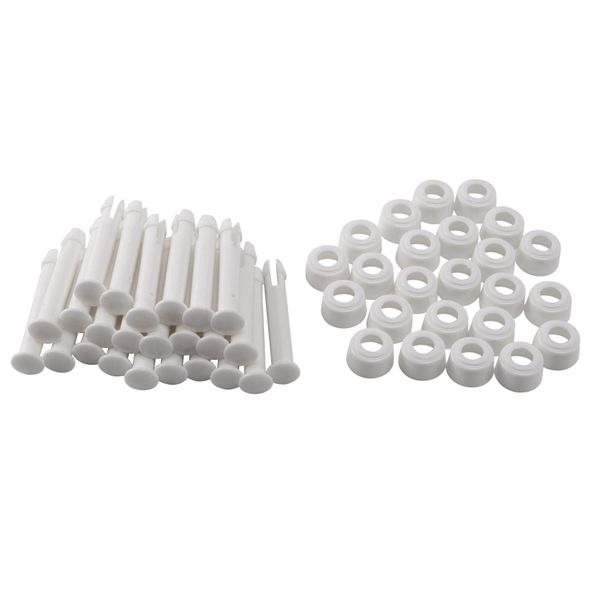 ABS Pool Joint Pins, 6cm/2.36in Cap Set Seals 24 Piece
