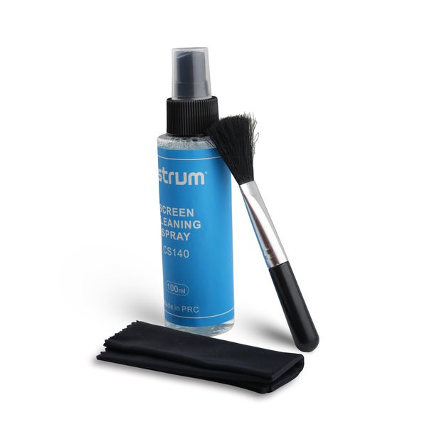 Astrum CS140 3-in-1 Cleaning Kit - Spray, Microfiber Cloth &amp; Soft Brush