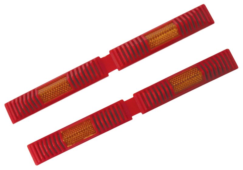 Door Protector with Reflectors - Red