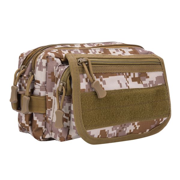 Brown Camo Oxford Sport Waist Bag