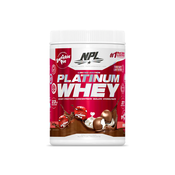 NPL Sweetie Pie flavored LIMITED EDITION Platinum Whey 908g