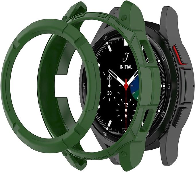 Case Frame Compatible With Samsung Galaxy Watch 4 Classic 46mm -Green