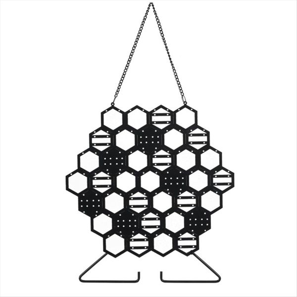 Iron Honeycomb Jewelry Rack Wall Hanging Rack Jewelry Display Props