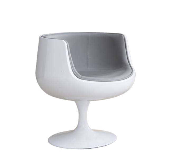 Modern Swivel Bucket Chair - 360 Rotation