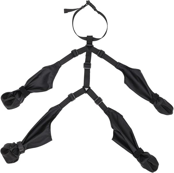 Dog Shoes Adjustable Waterproof with Adjustable Auxiliary Strap - M