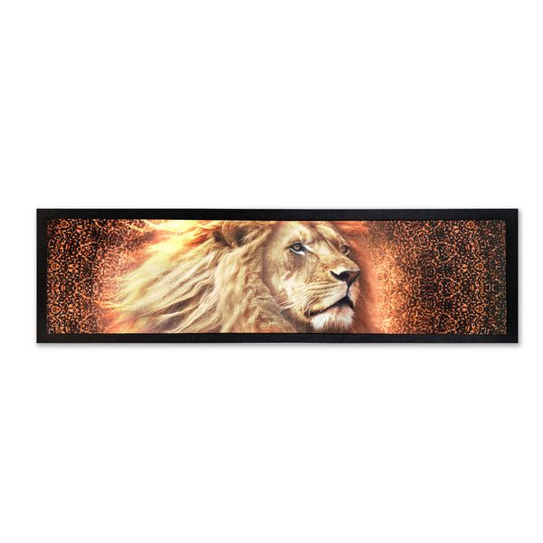 Majestic Lion Bar Mat