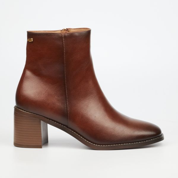 Miss Black Zuri 1 Women Faux Leather Ankle Boots - Tan