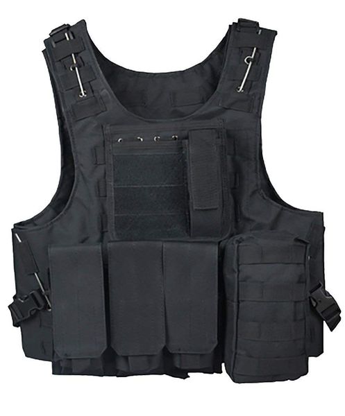 Arole Heavy-Duty Molle Plate Carrier Vest for Military Combat Operations