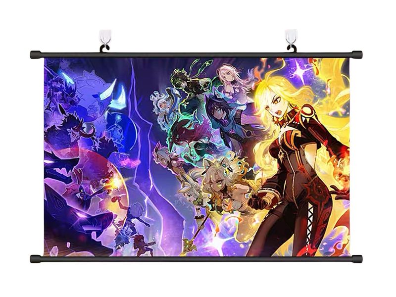 ANIMANGA Anime Poster - Genshin Impact Natlan vs Abyss
