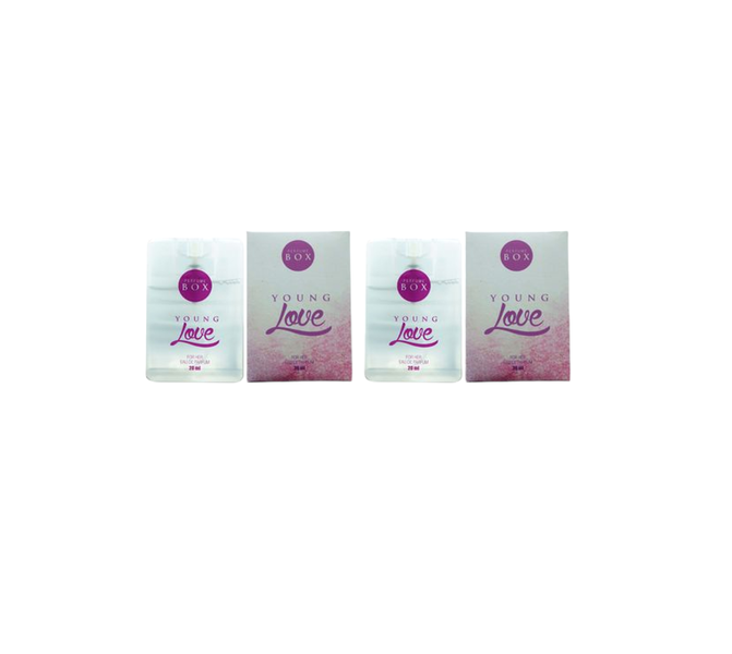 Perfume Box Young Love For Her Perfume Pocket size Set of 2