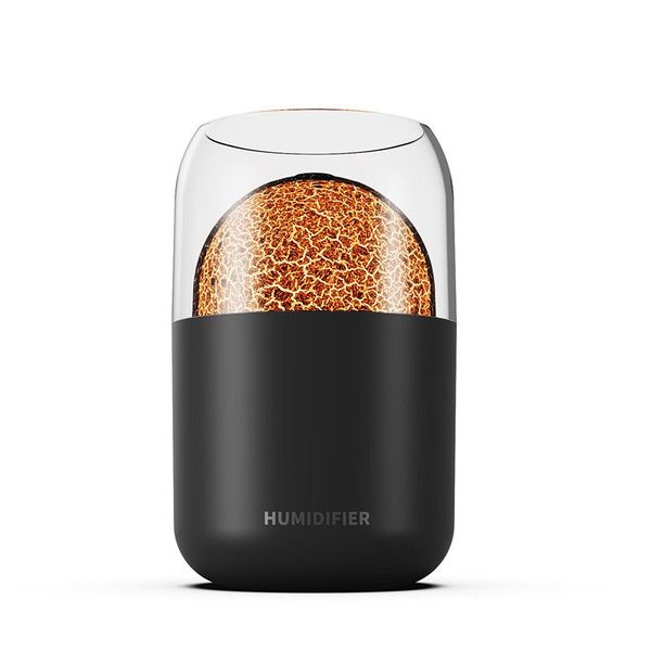 Aromatherapy Essential Scent Aroma Volcano Humidifier With Fire Led Lamp