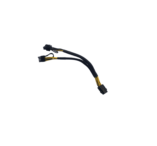 20cm PCIE 6 pin to Dual 8 Pin Cable