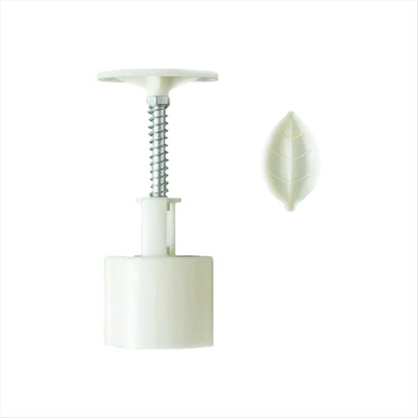 Mooncake Mold Plastic Mooncake Mold Cookie Cutter with Leaf Stamp Hand Pres