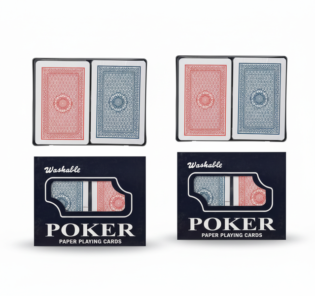 Premium Playing Cards - 2 Decks of Poker-Sized Durable Cards - 2 Pack