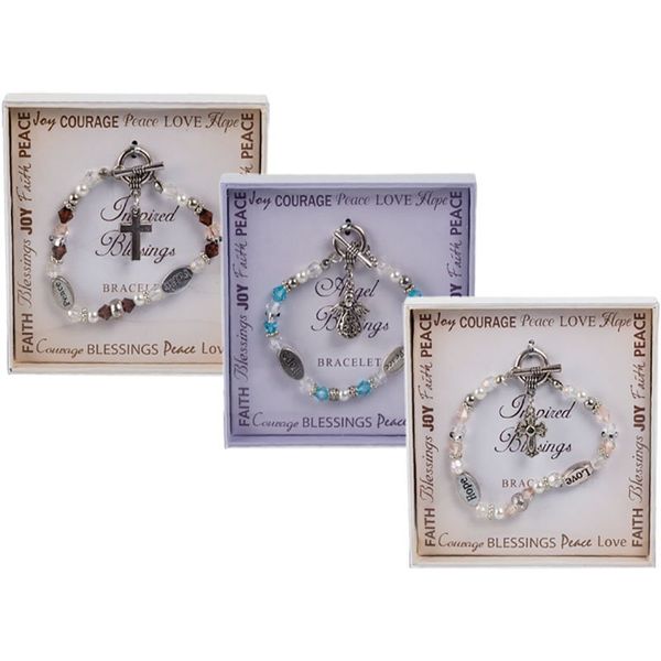 Bulk Pack x 3 Ornamental Trinket Bracelet Blessing