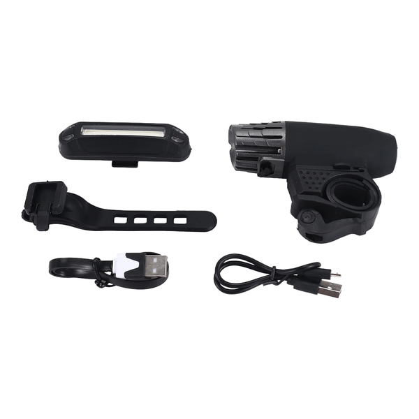 Bike Lights Front and Back USB Set Super Bright Splash-proof