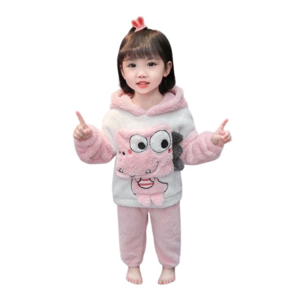 Cuddly Dinosaur Hoodie and Pants Set