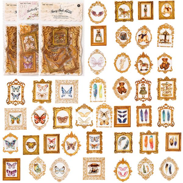 Craft Stationery Baroque Scrapbooking Stickers Set of 90