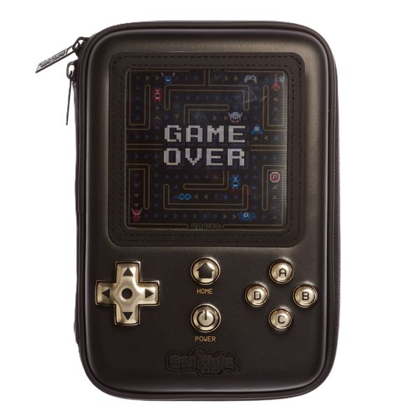 Smiggle Black Gamer Hardtop Pencil Case
